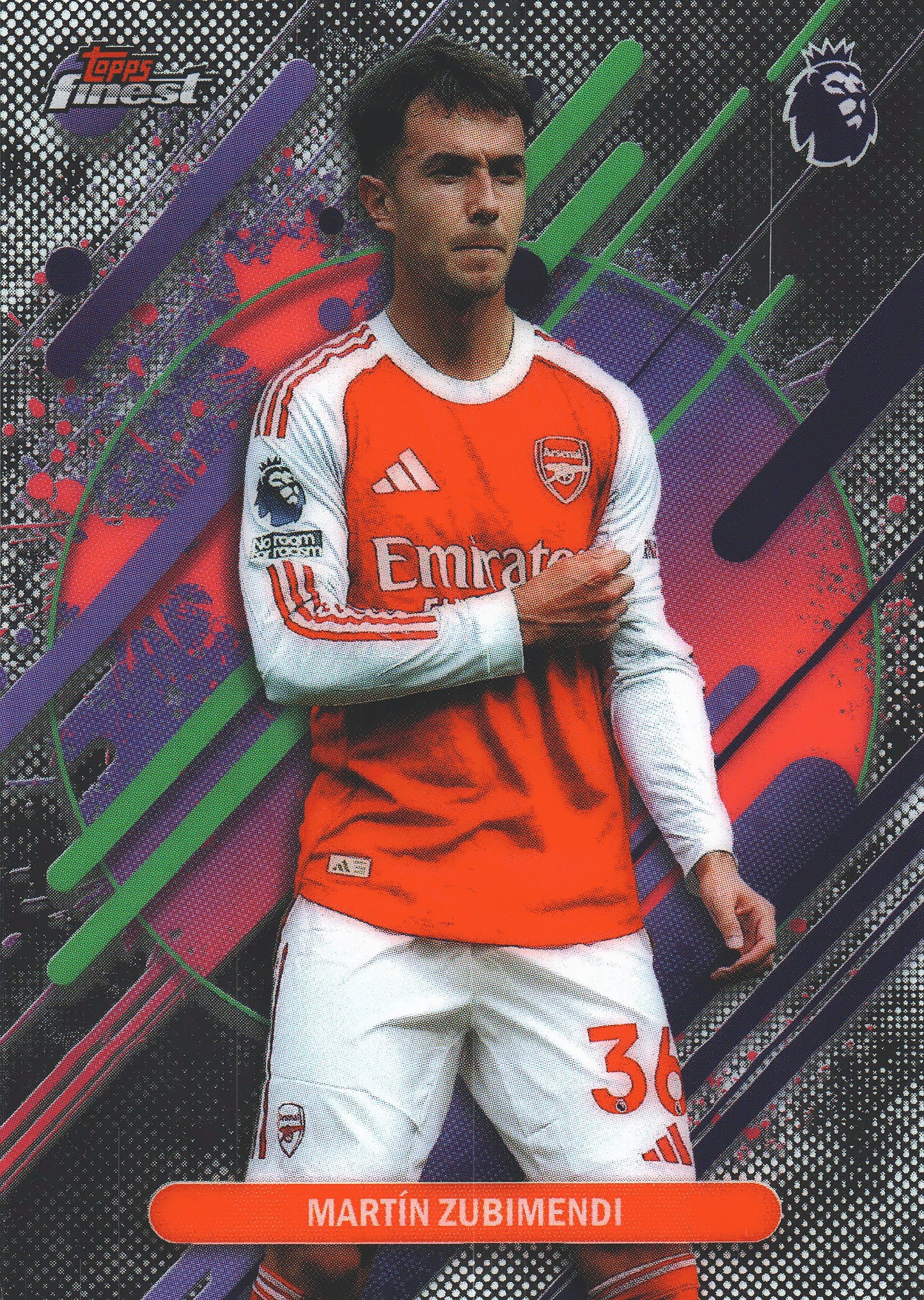 2025 Topps Finest UCC Rare Martin Zubimendi #211 Arsenal FC