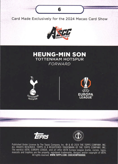2024 Topps ASCC Macao Heung-Min Son #6 Tottenham Hotspur