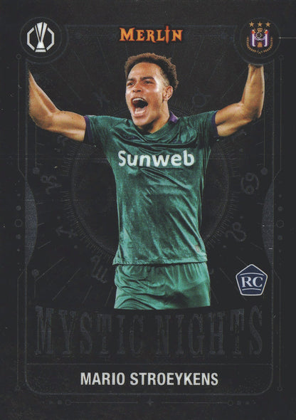 2024 Topps Chrome Merlin UCC Mystic Nights Mario Stroeykens #MN-24 Anderlecht