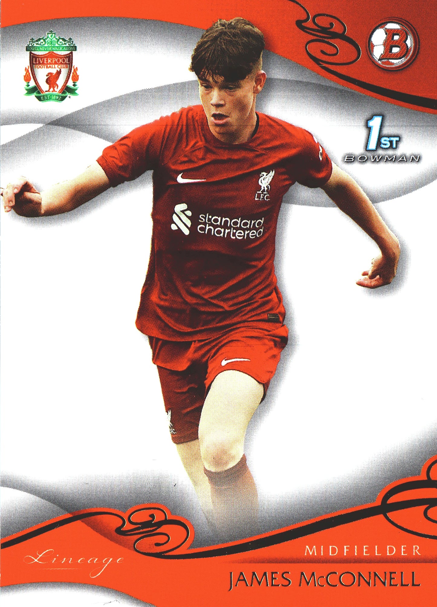 2022 Topps Lineage Liverpool James McConnell 1st #8 Liverpool