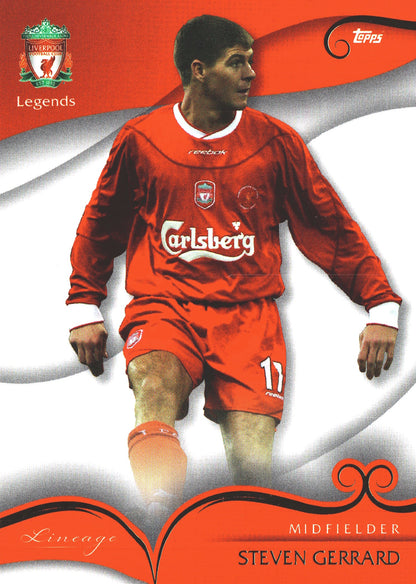 2022 Topps Lineage Liverpool Steven Gerrard #45 Liverpool