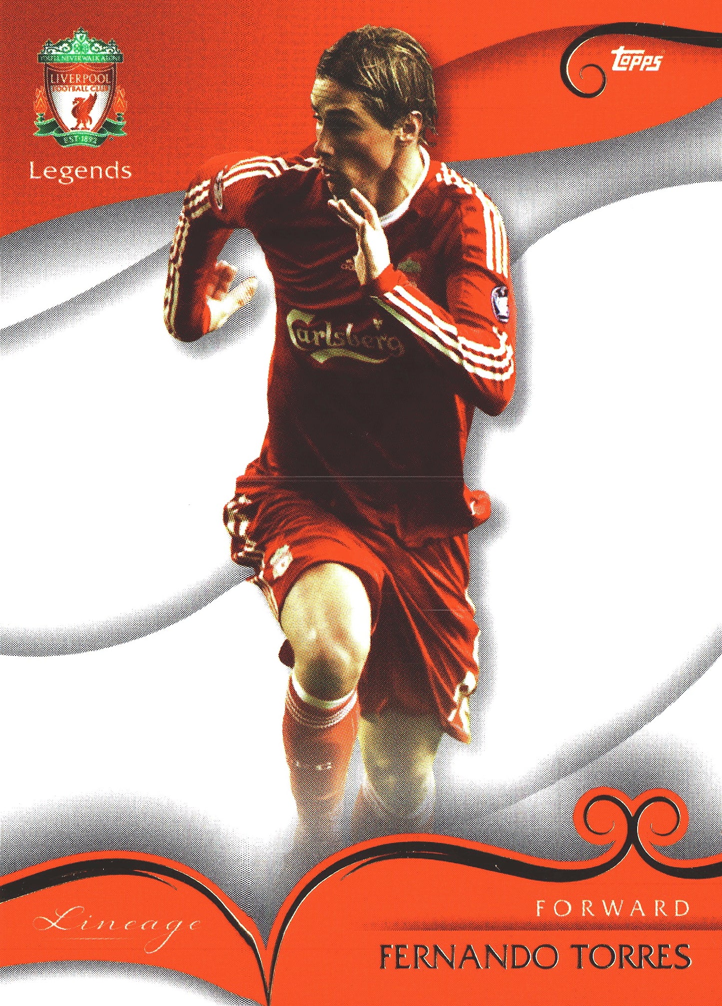 2022 Topps Lineage Liverpool Fernando Torres #48 Liverpool