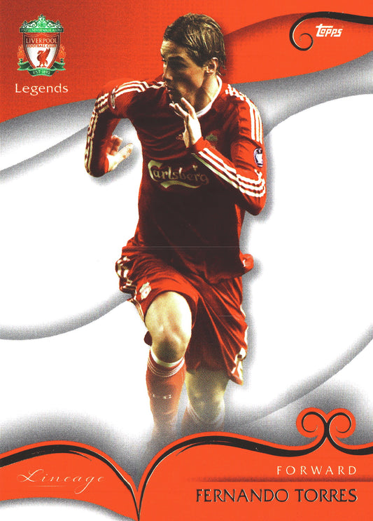 2022 Topps Lineage Liverpool Fernando Torres #48 Liverpool