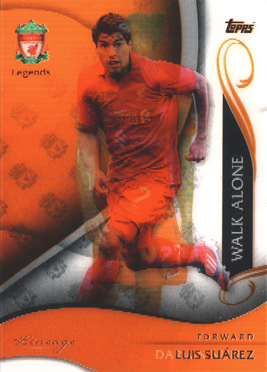 2022 Topps Lineage Liverpool Lenticular Darwin Nunez / Luis Suarez #LL-01