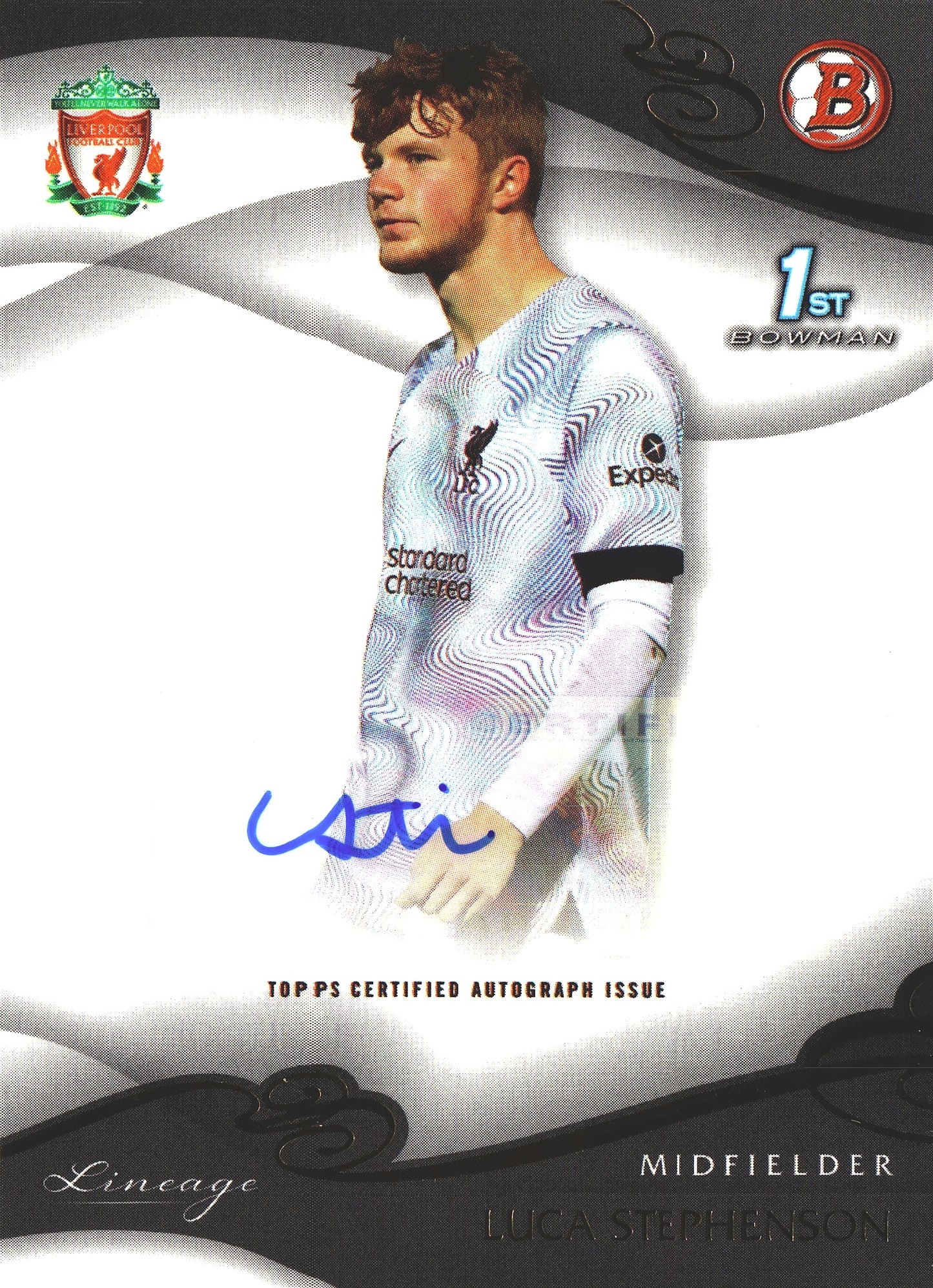 2022 Topps Lineage Liverpool Autograph Luca Stephenson RC 1st #AU-ST