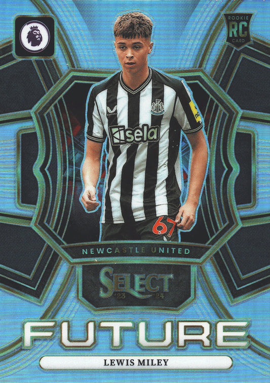 2023 Panini Select Premier League Future Lewis Miley RC #17 Newcastle United