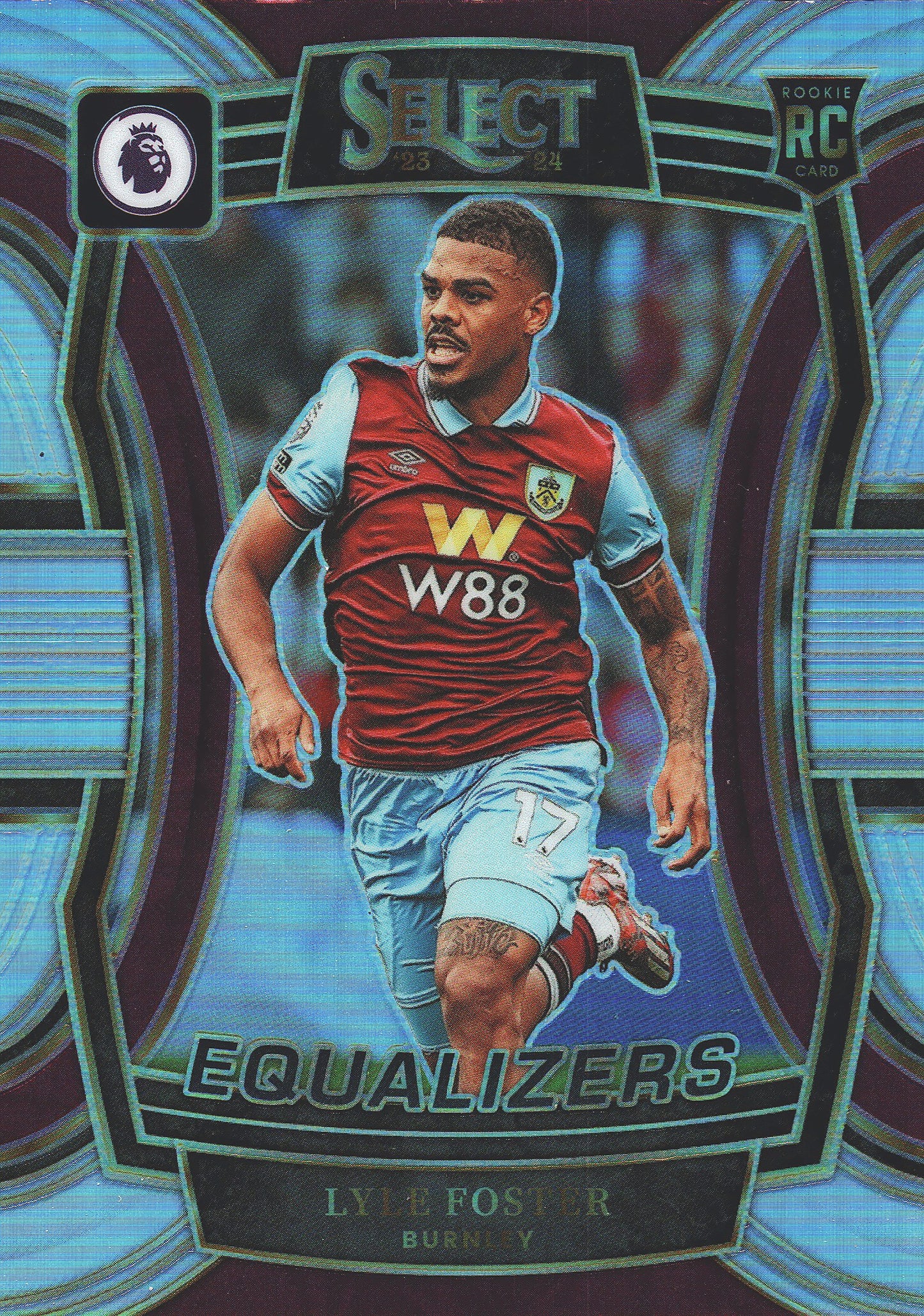 2023 Panini Select Premier League Equalizers Lyle Foster RC #6 Burnley