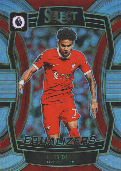 2023 Panini Select Premier League Equalizers Luis Diaz #11 Liverpool