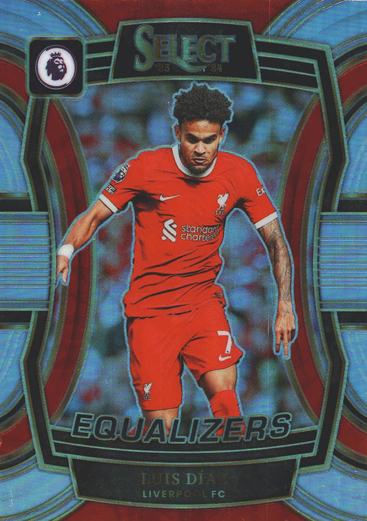 2023 Panini Select Premier League Equalizers Luis Diaz #11 Liverpool