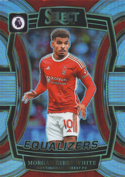 2023 Panini Select Premier League Equalizers Morgan Gibbs-White #16 Nottingham Forest