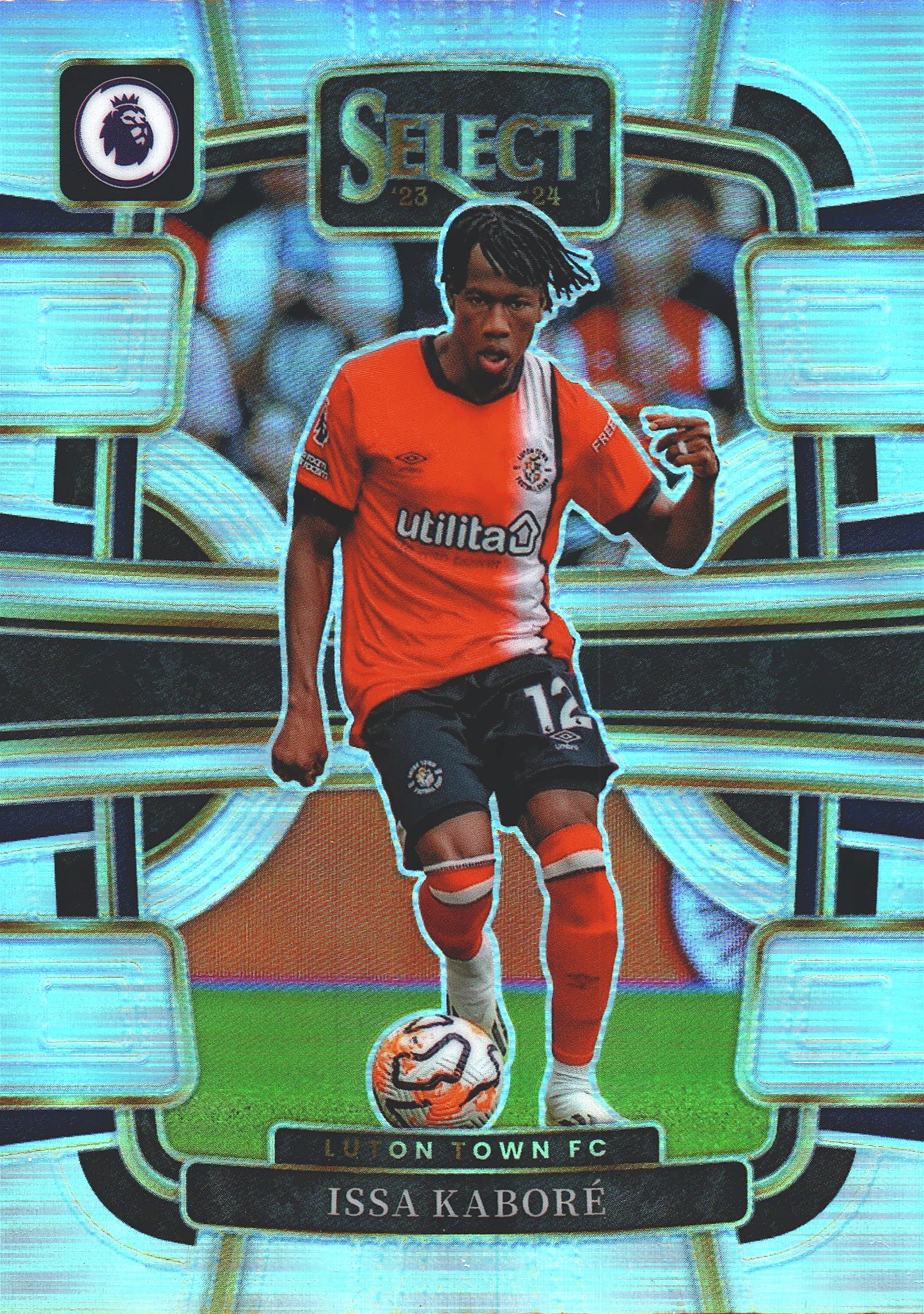 2023 Panini Select Premier League Silver Issa Kabore #58 Luton Town