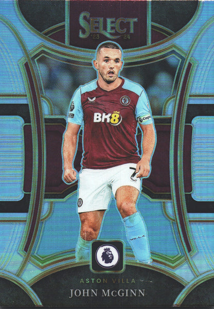 2023 Panini Select Premier League Silver John McGinn #113 Aston Villa
