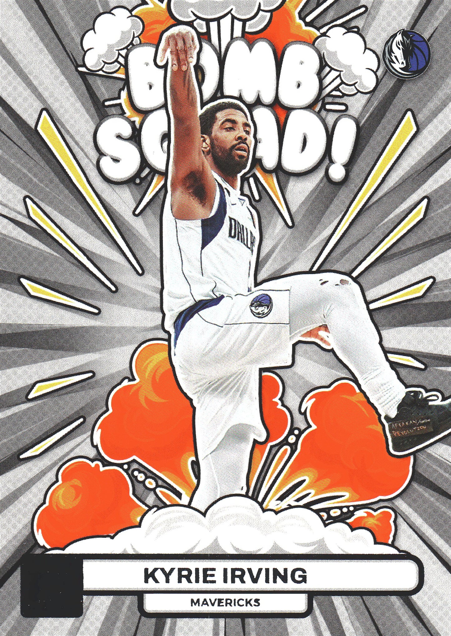 2023 Panini Donruss Bomb Squad Kyrie Irving #4 Dallas Mavericks