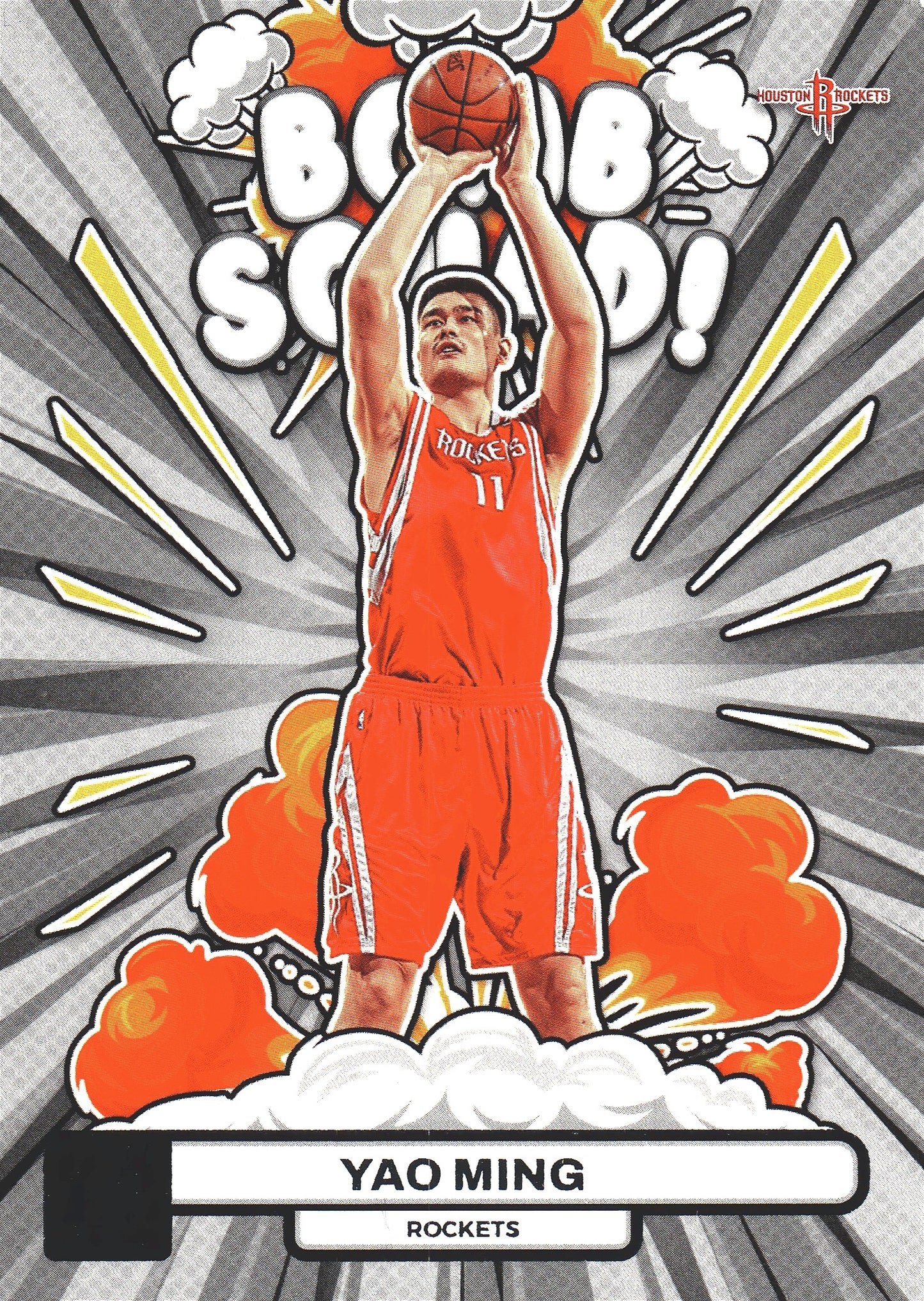 2023 Panini Donruss Bomb Squad Yao Ming #18 Houston Rockets