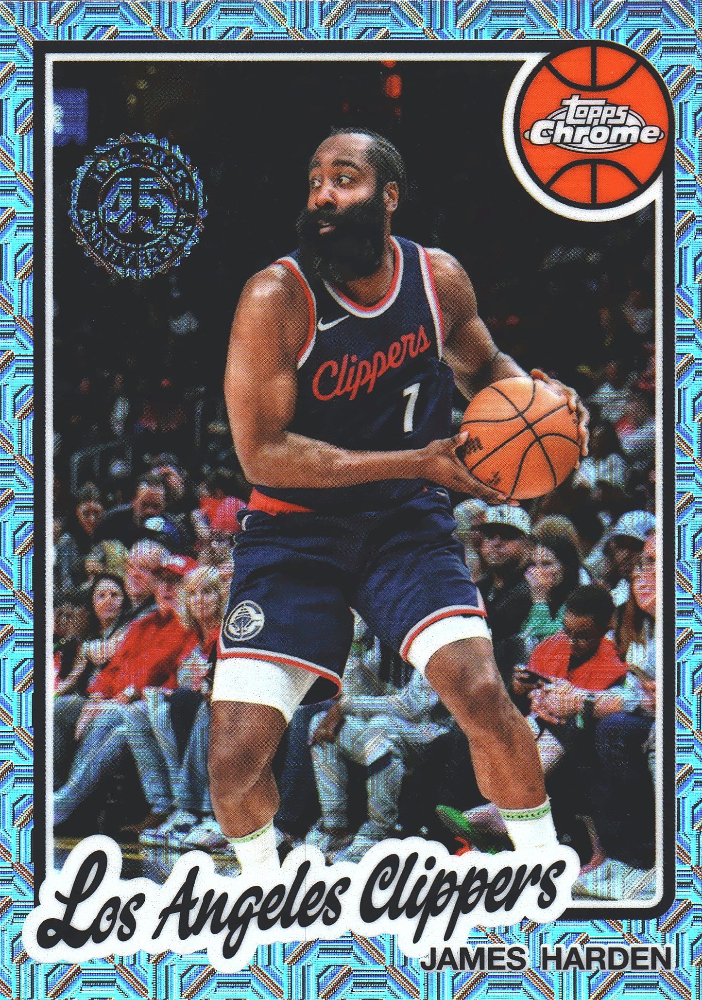 2025 Topps NBA 1980-81 Topps Chrome Mojo James Harden #TC-JH Los Angeles Clippers