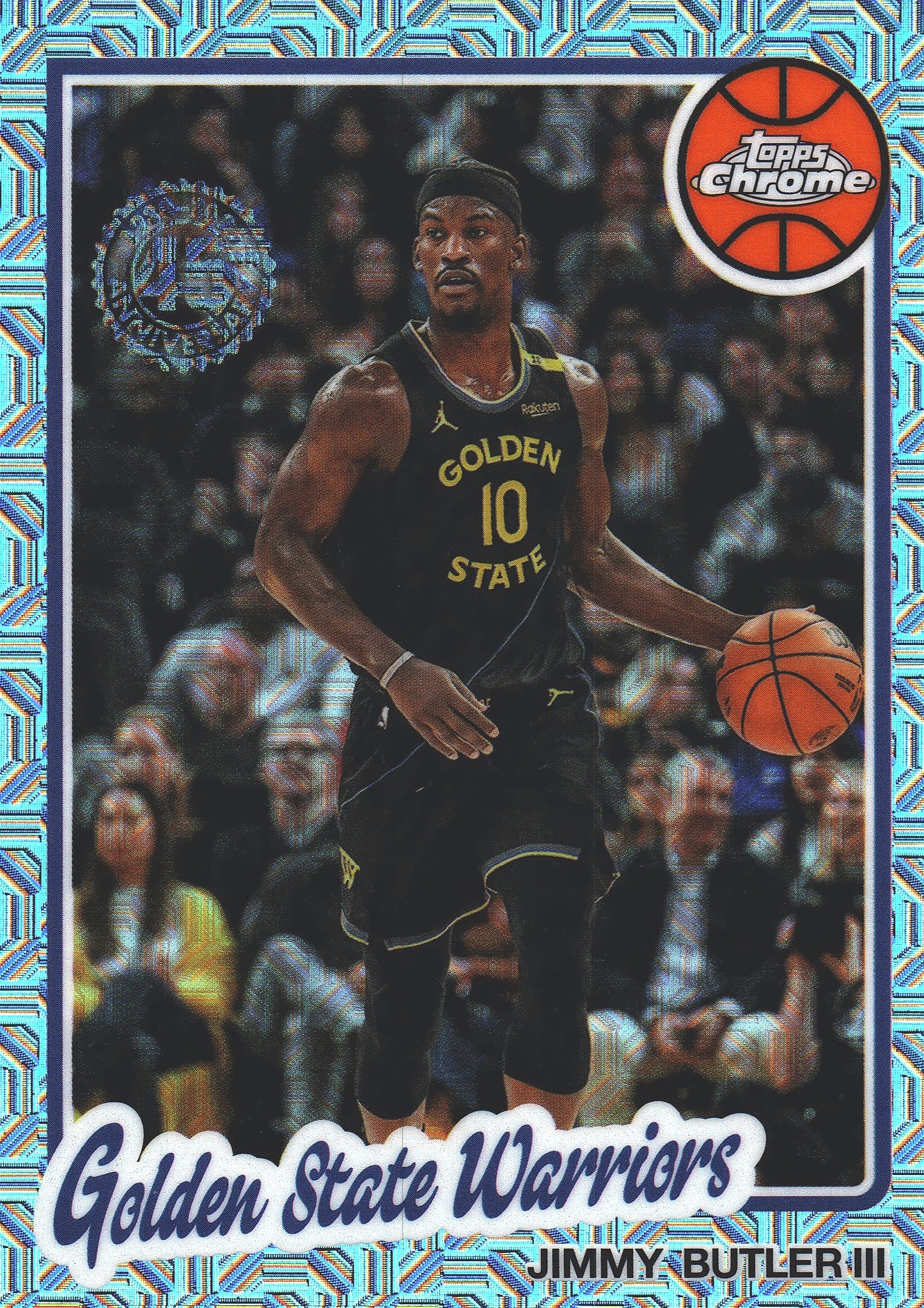 2025 Topps NBA 1980-81 Topps Chrome Mojo Jimmy Butler III #TC-JBU Golden State Warriors