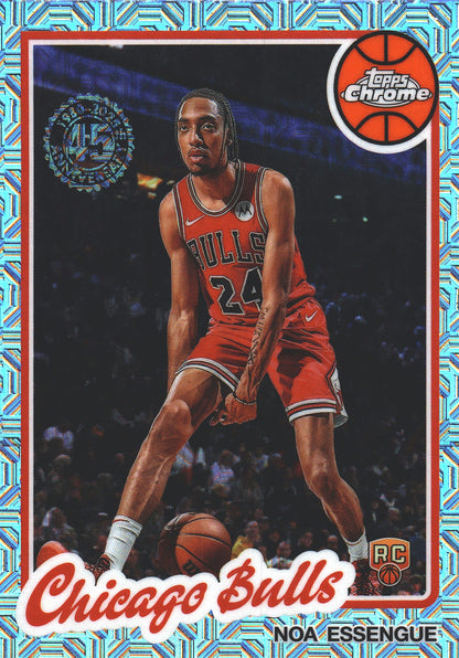 2025 Topps NBA 1980-81 Topps Chrome Mojo Noa Essengue RC #TC-NE Chicago Bulls