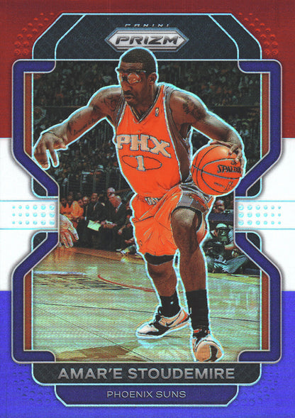 2021 Panini Prizm Blue White Red Amar'e Stoudemire #262 Phoenix Suns