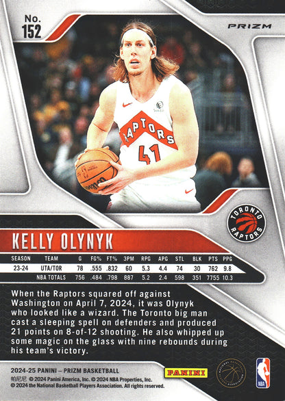 2024 Panini Prizm Chinese Kelly Olynyk #152 Toronto Raptors