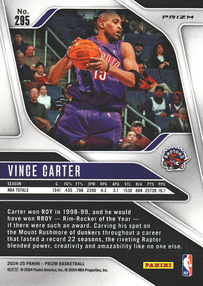 2024 Panini Prizm Chinese Vince Carter LGD #295 Toronto Raptors