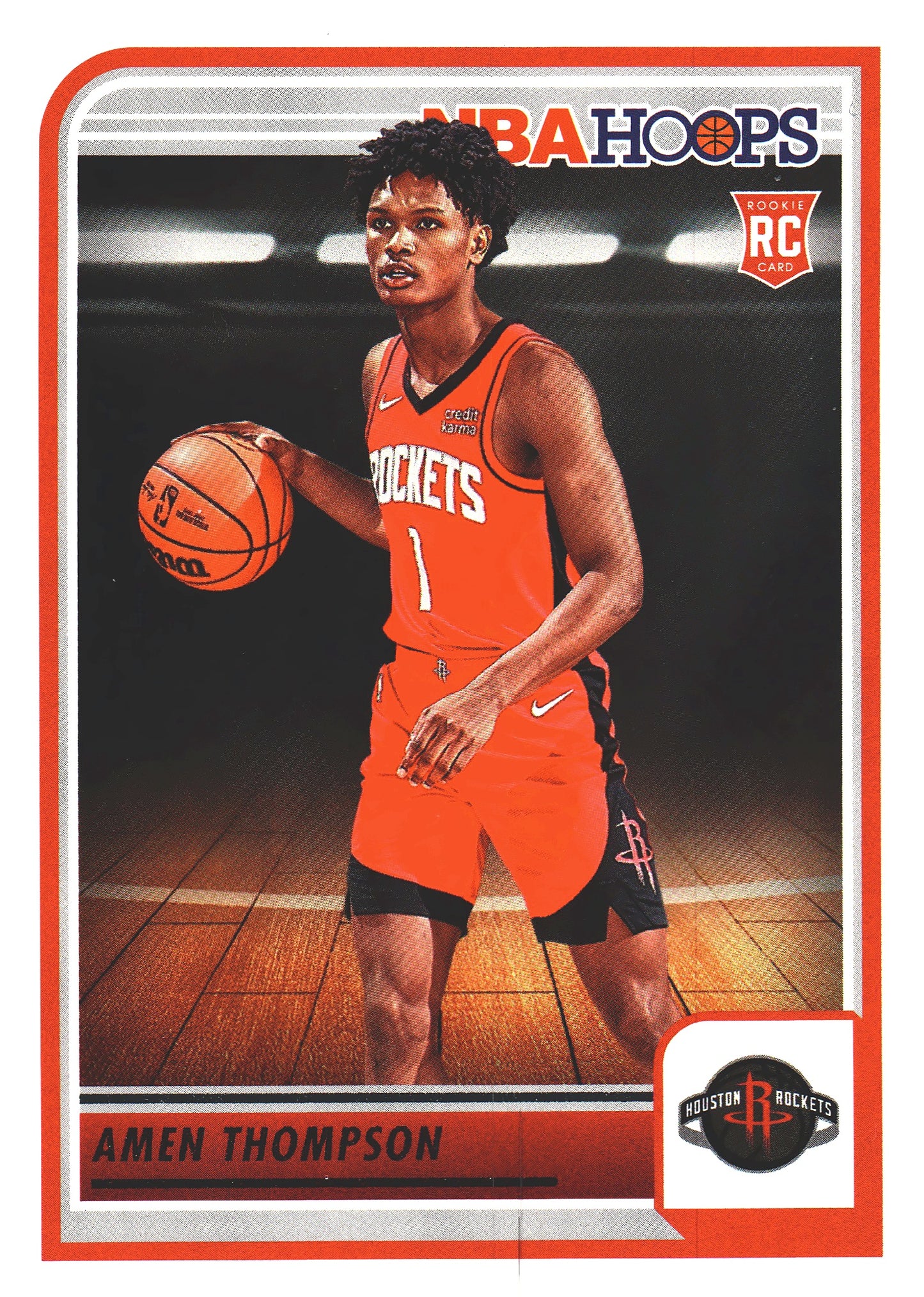 2023 Panini Hoops Amen Thompson RC #242 Houston Rockets