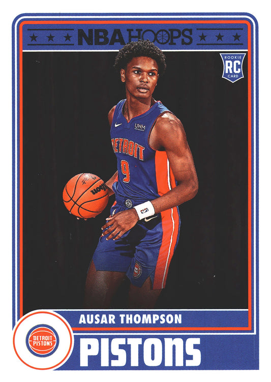 2023 Panini Hoops Ausar Thompson RC #293 Detroit Pistons