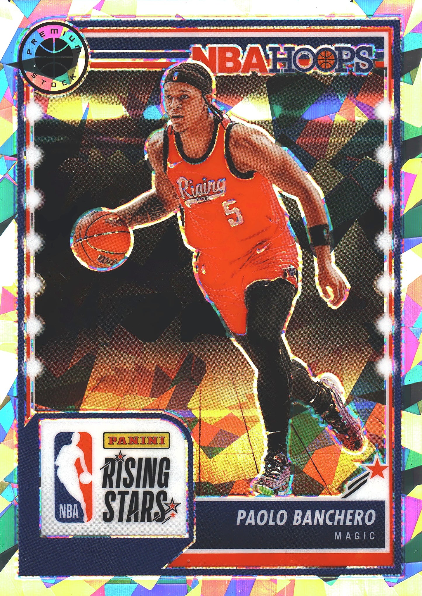 2023 Panini Hoops Premium Stock Ice #195 Orlando Magic