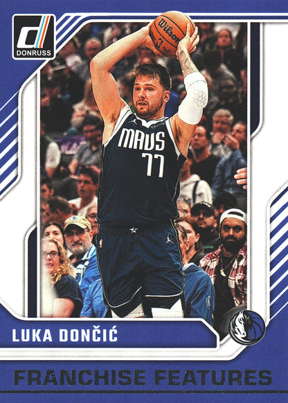 2024 Panini Donruss Franchise Features Luka Doncic #17 Dallas Mavericks