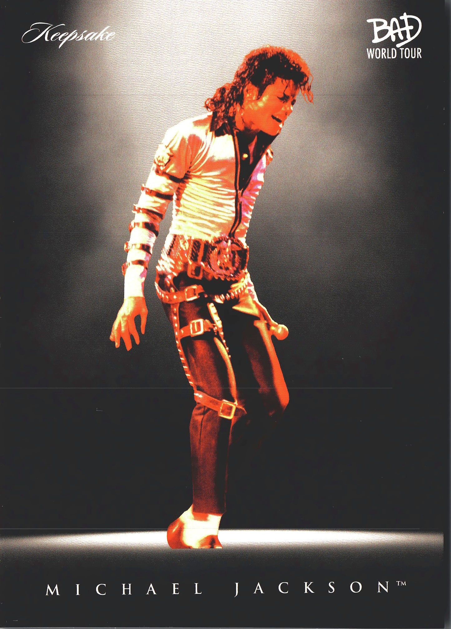 2026 Keepsake Michael Jackson Bad World Tour Spotlight #38