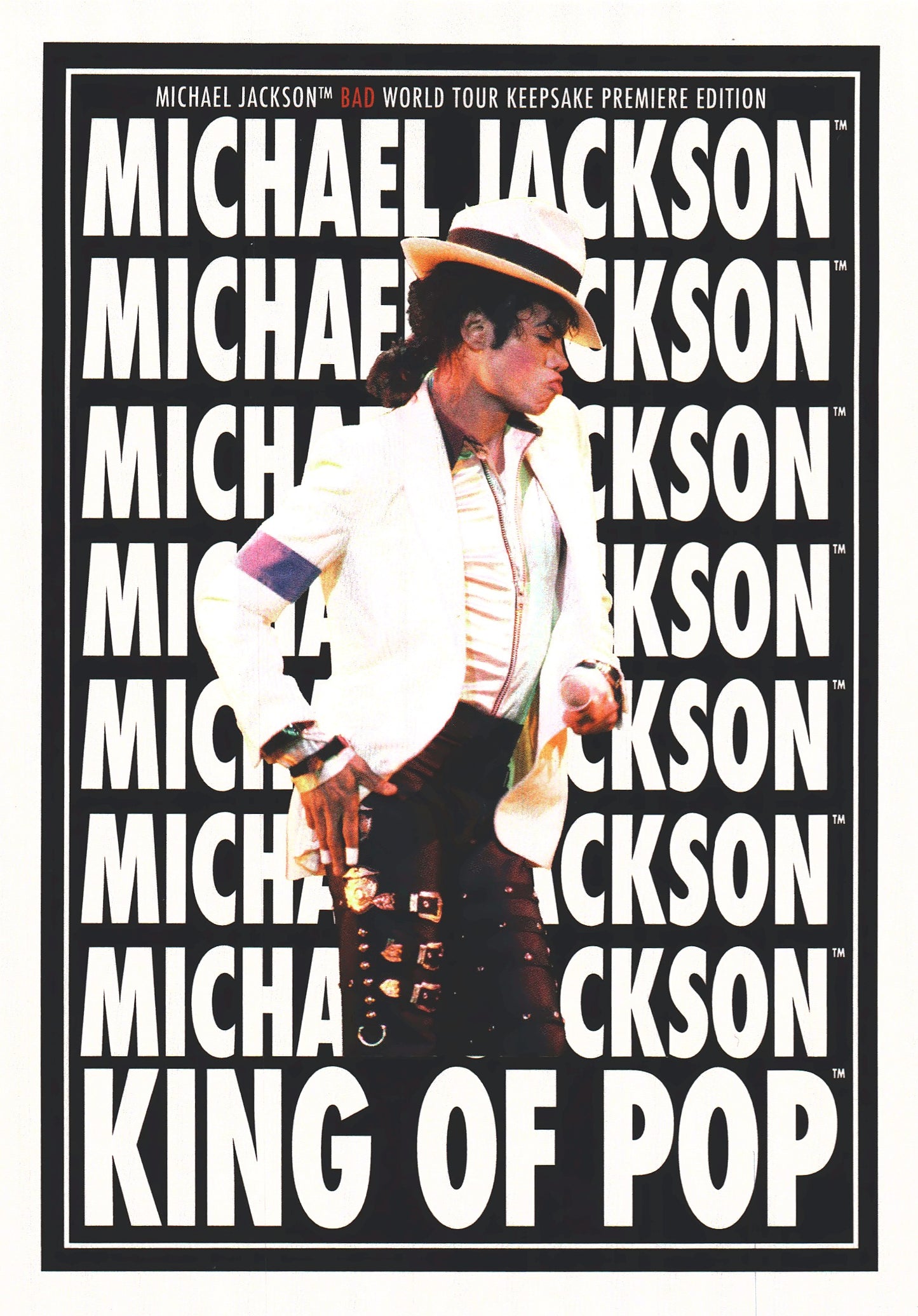 2026 Keepsake Michael Jackson Bad World Tour Poster #187