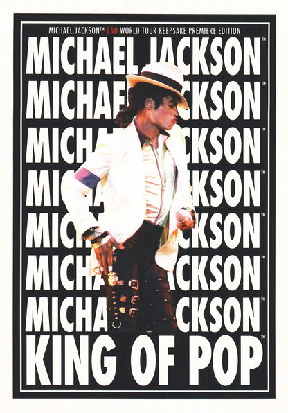 2026 Keepsake Michael Jackson Bad World Tour Poster #187
