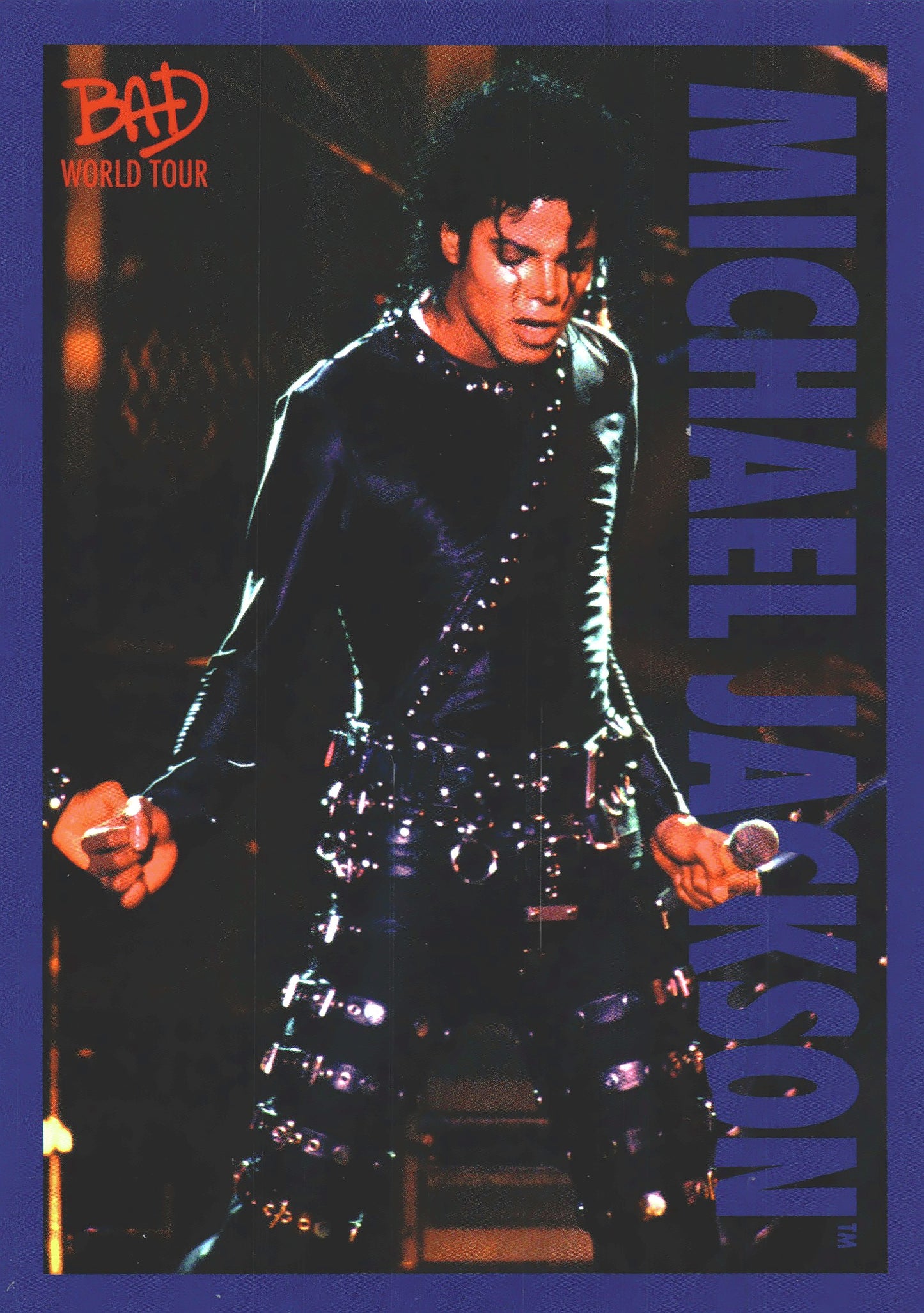 2026 Keepsake Michael Jackson Bad World Tour SP Blue #76