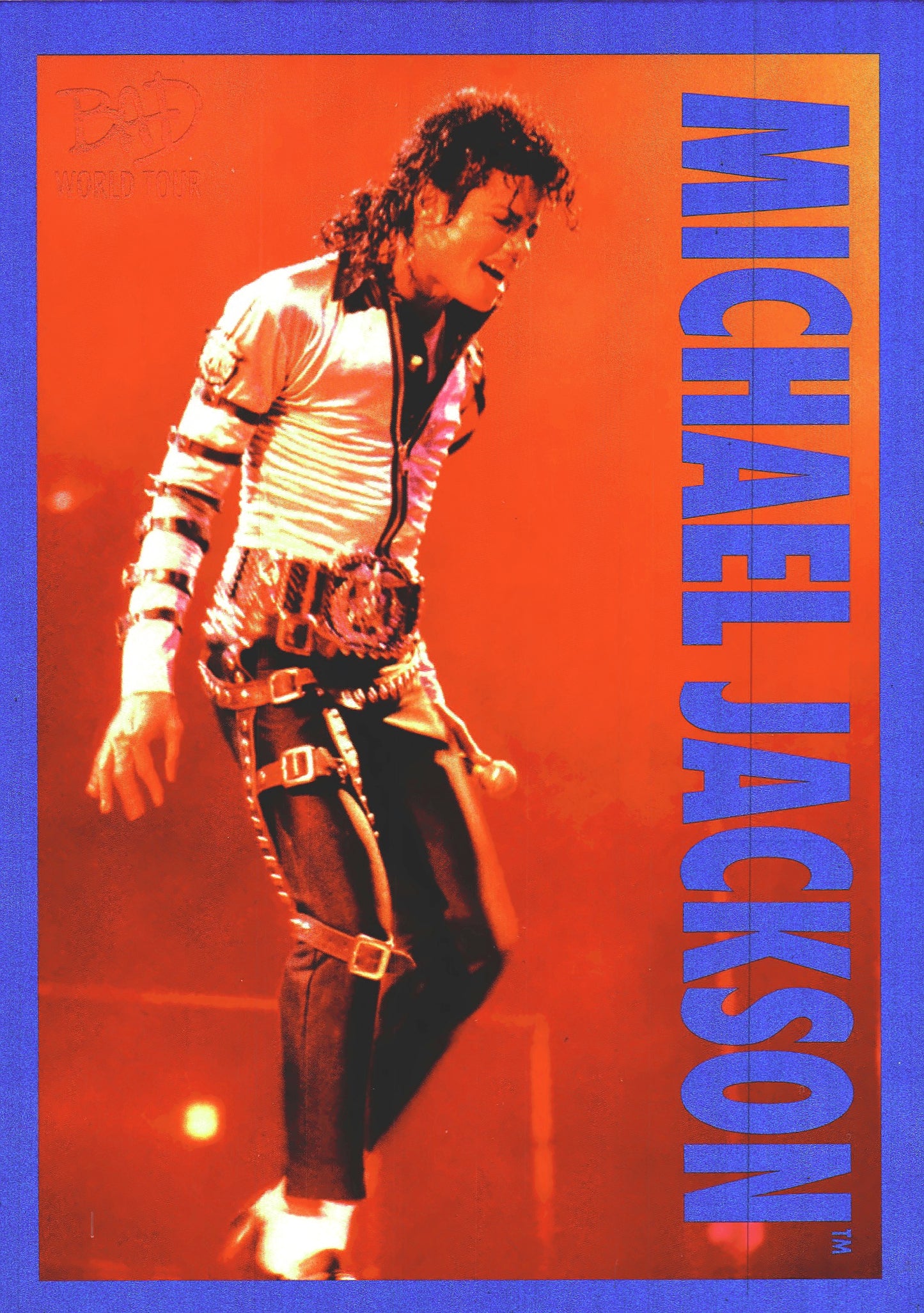 2026 Keepsake Michael Jackson Bad World Tour SP Blue Foil #64