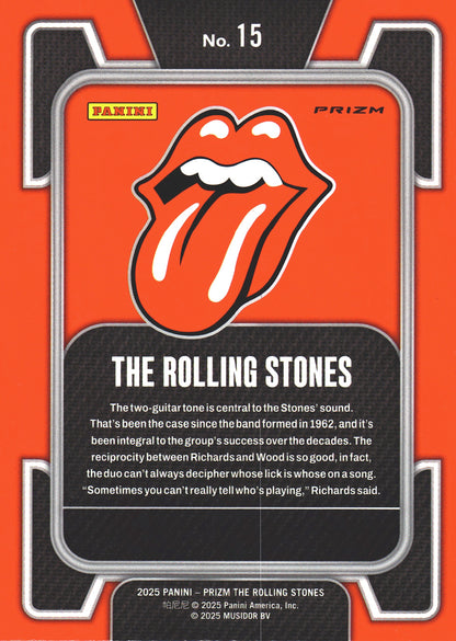 2025 Panini Prizm The Rolling Stones Silver #15