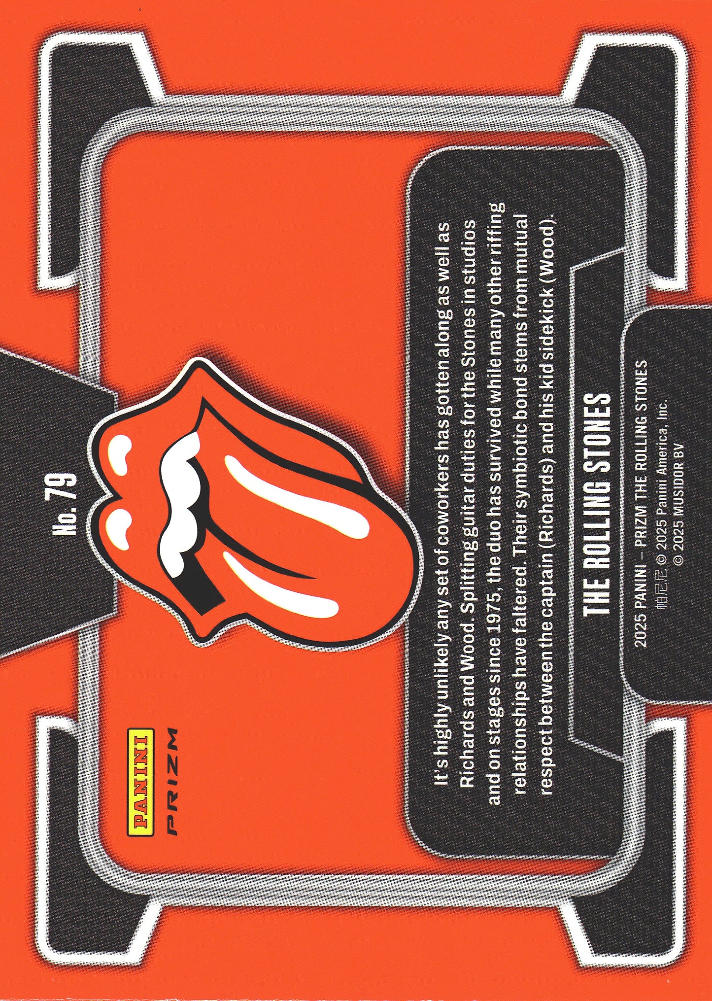 2025 Panini Prizm The Rolling Stones Silver #79