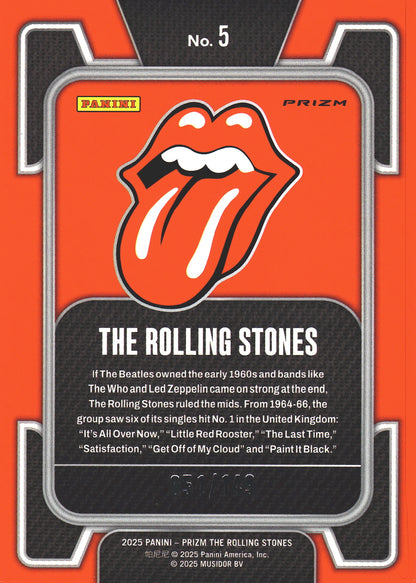 2025 Panini Prizm The Rolling Stones Disco /149 #5 The Rolling Stones