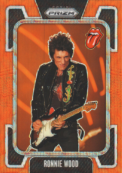 2025 Panini Prizm The Rolling Stones Orange Wave /259 #51 The Rolling Stones