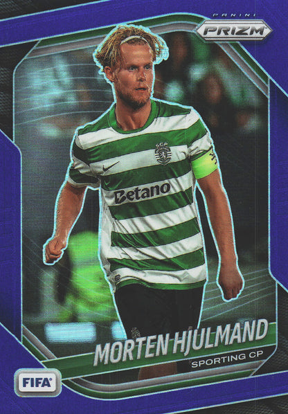 2025 Panini Prizm FIFA Blue /199 Morten Hjulmand #279 Sporting CP