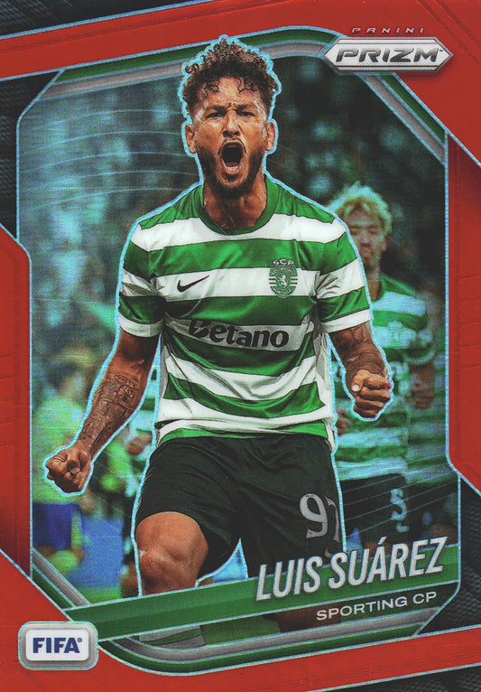 2025 Panini Prizm FIFA Red /149 Luis Suárez #285 Sporting CP