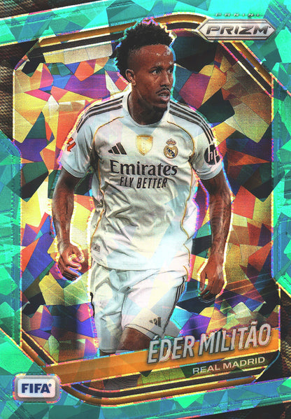 2025 Panini Prizm FIFA Aqua /99 Éder Militão #193 Real Madrid