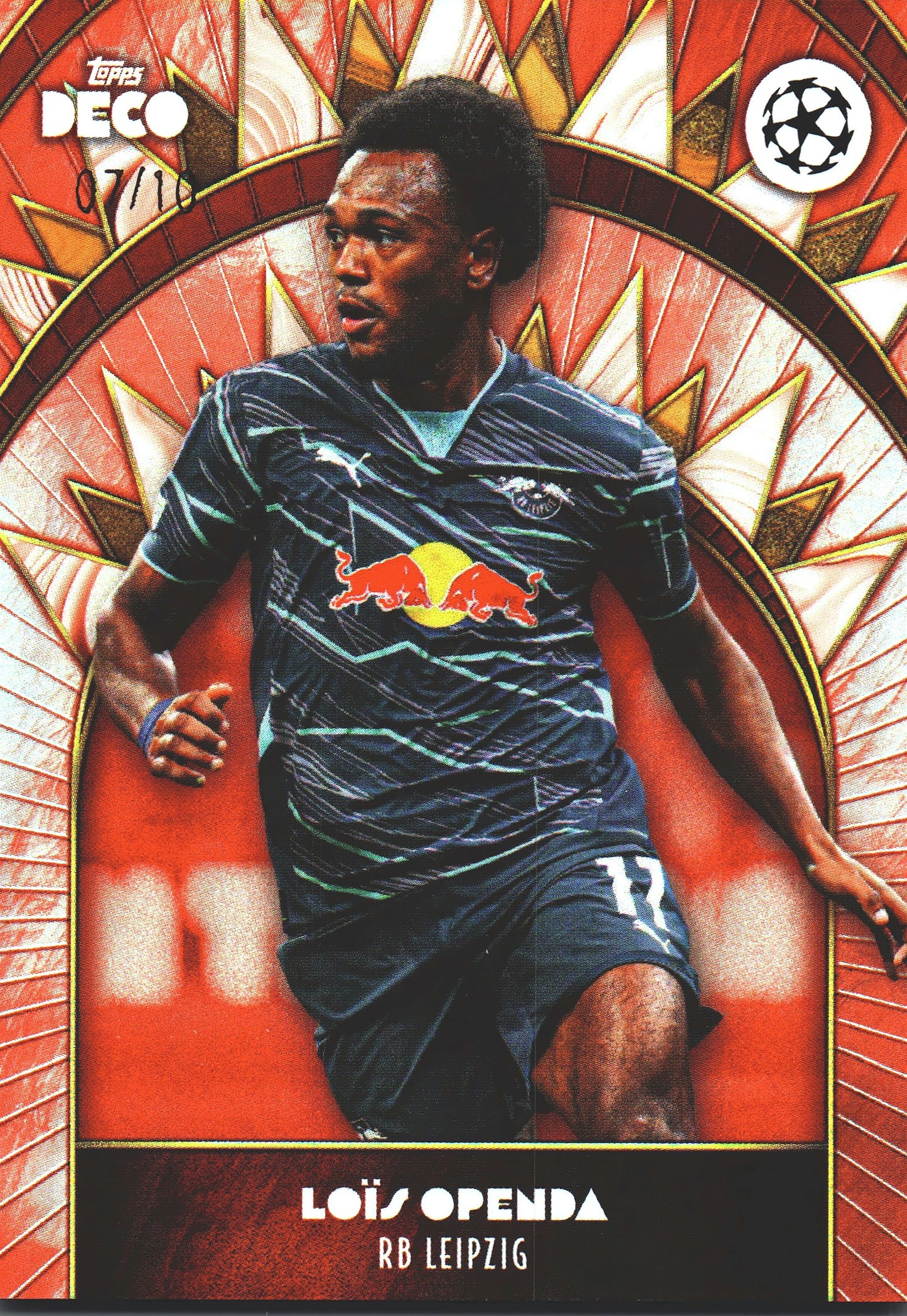 2024 Topps Deco Loïs Openda Red /10 RB Leipzig
