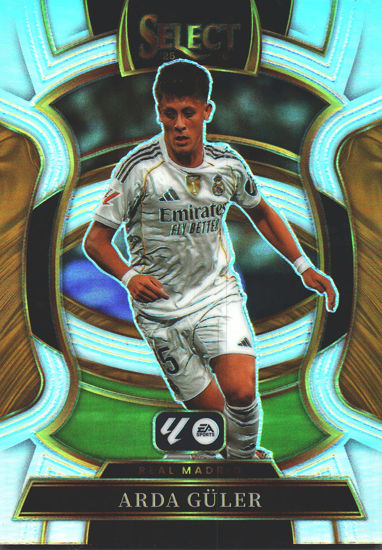 2025 Panini Select La Liga Arda Güler Silver #8 Real Madrid