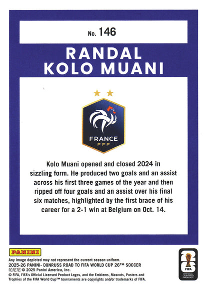 2025 Panini Donruss World Cup Bronze Randal Kolo Muani #146 France
