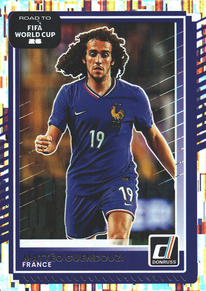 2025 Panini Donruss World Cup Silver Matteo Guendouzi #144 France