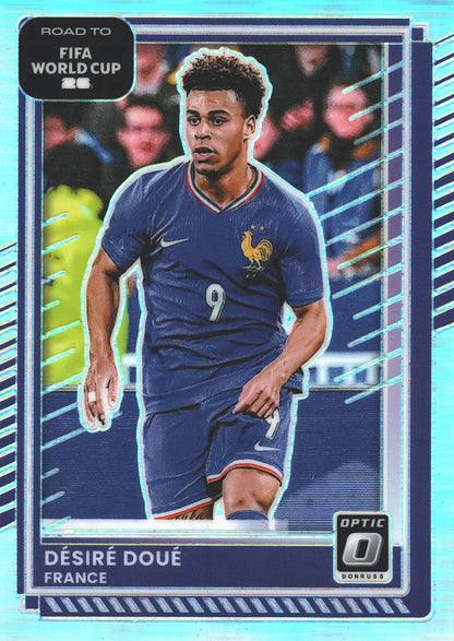 2025 Panini Donruss Optic World Cup Silver Désiré Doué #143 France
