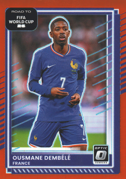 2025 Panini Donruss Optic World Cup Orange /99 Ousmane Dembélé #137 France