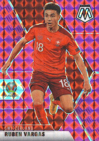 2020 Panini Mosaic Euro Ruben Vargas Pink /25 #178 Switzerland