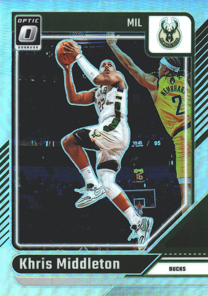 2024 Panini Donruss Optic Holo Khris Middleton #177 Milwaukee Bucks