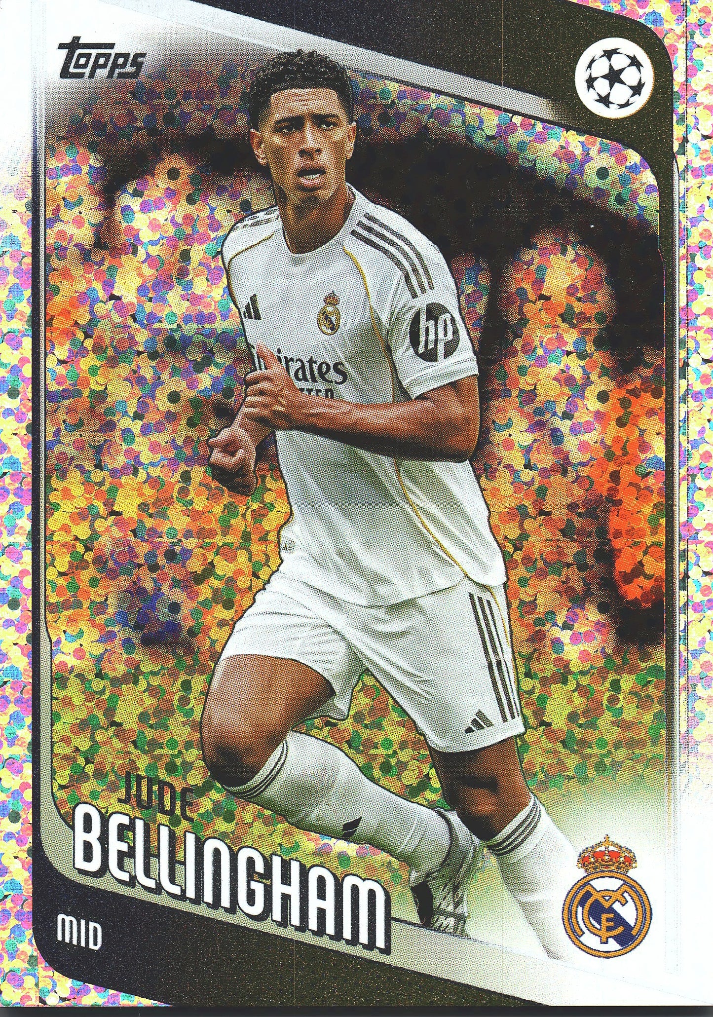2025 Topps Flagship UCC Holo Foil Jude Bellingham #64 Real Madrid