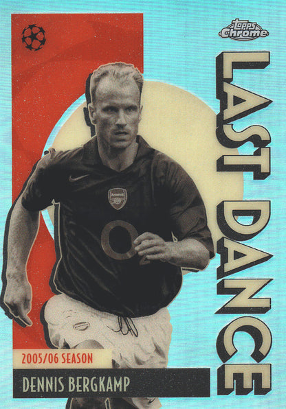 2025 Topps Chrome UCC Last Dance Dennis Bergkamp #LD-7 Arsenal FC